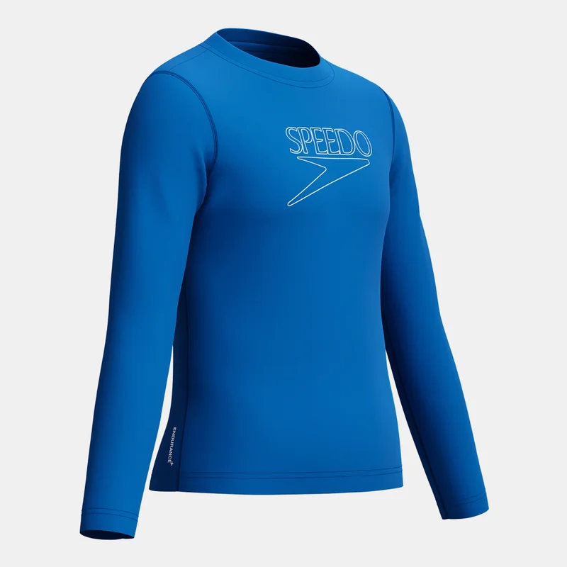speedo Blue Kids' Swimming Rashguard  | Best Price UAE